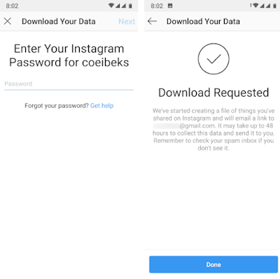 Cara Backup Postingan Instagram | Foto Video dan Stories