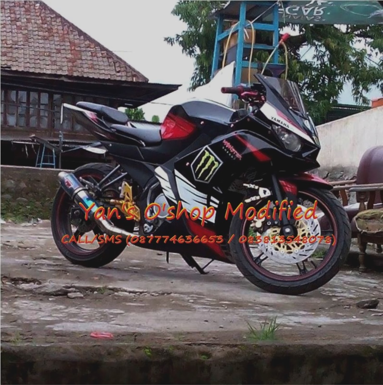 Yan s O Shop Variasi  Motor  FULLSET LENGKAP  BODY CUSTOM 