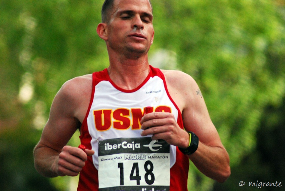 marcando ritmo - maraton - madrid