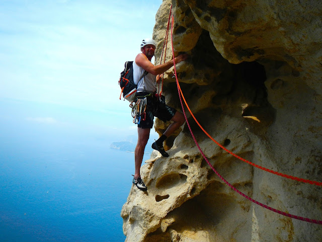 escalade Calanques Cassis Cap Canailles Manu RUIZ