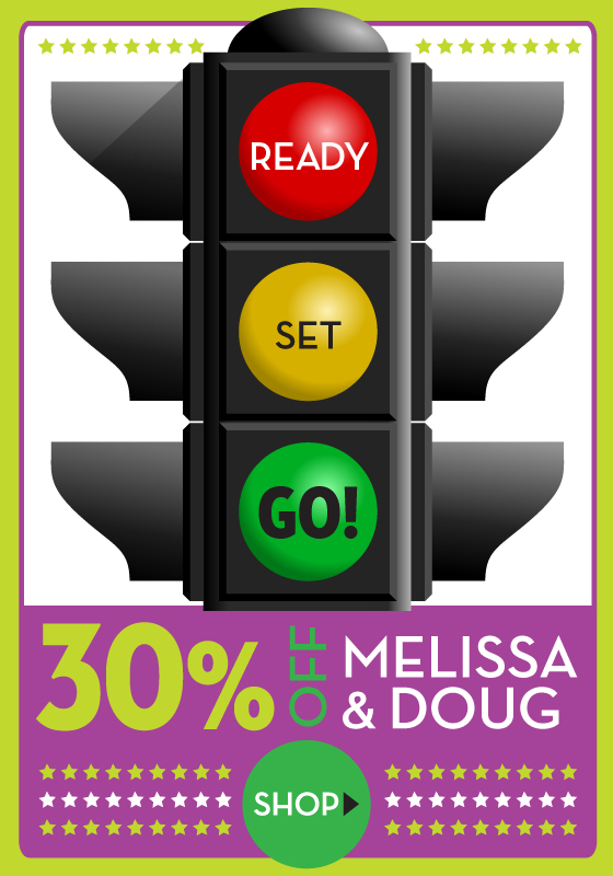 Ready, Set Go Sale on Melissa and Doug Puzzles