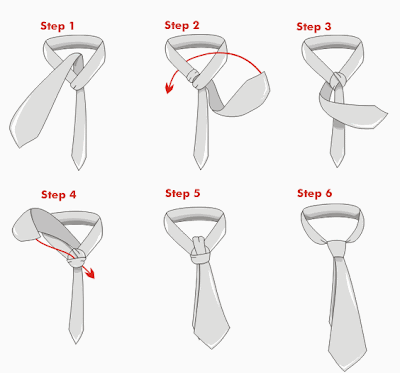 tying a tie