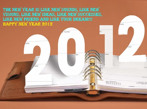 quotes about new year. Happy New Year 2012 Designed Wallpaper with Best Quotes and Wishes