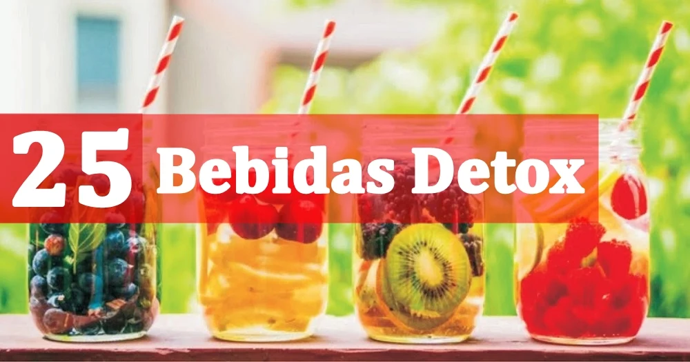 25 Bebidas Detox Para Perda de Peso e Limpeza