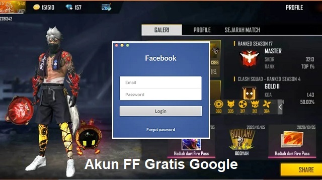 Akun FF Gratis Google