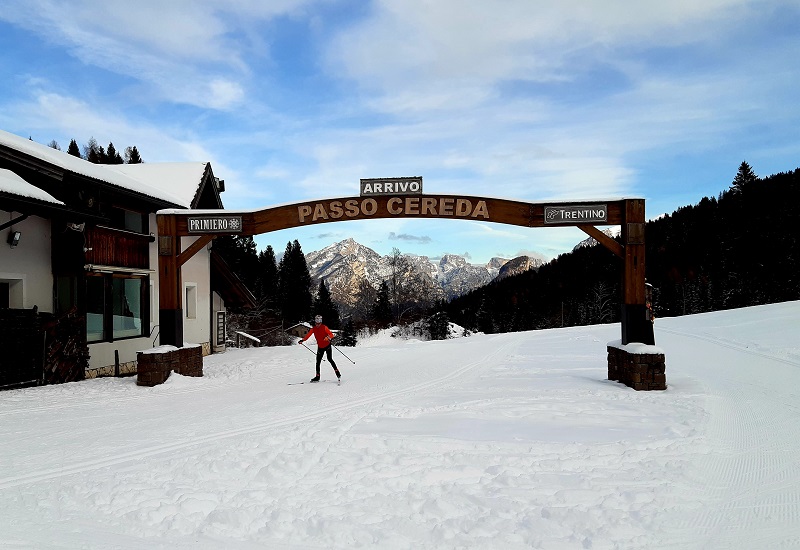 Sci di fondo a Passo Cereda