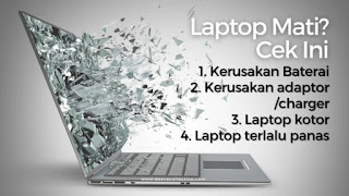 biaya service laptop mati kena air