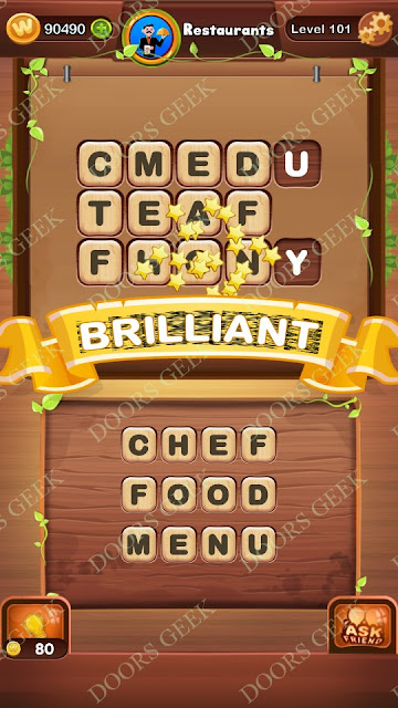 Word Bright Level 101 Answers, Cheats, Solutions, Walkthrough for android, iphone, ipad and ipod