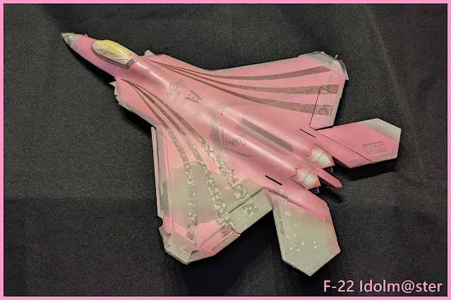 F-22 Raptor Idolm@ster au 1/48.