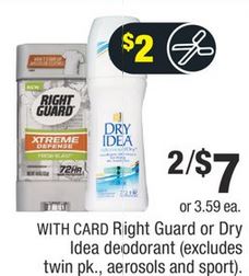 Dry Idea Deodorant CVS Deal $0.59 3-1-3-7