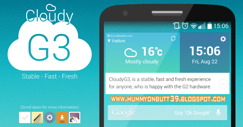 CloudyG2 2.2 For LG G2 [All Variants] with Best Rom Of LG G2  Hummyon 