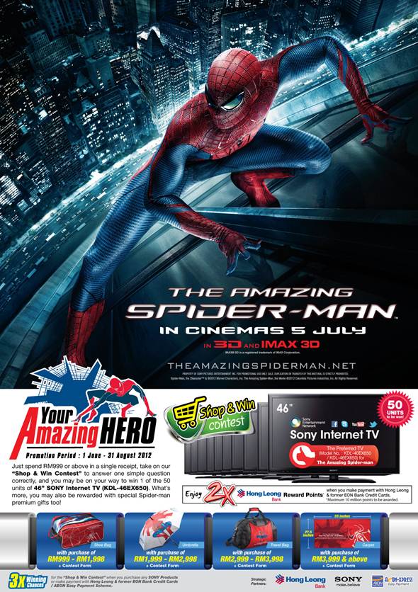 Cool : Promosi Spiderman, The Amazing Hero & Peluang 