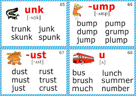 flashcards for learning english phonics short u sound