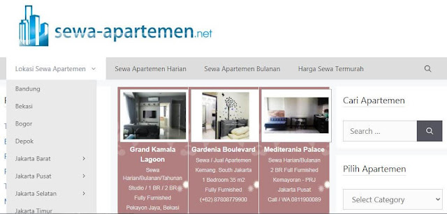 situs sewa apartemen terbaik