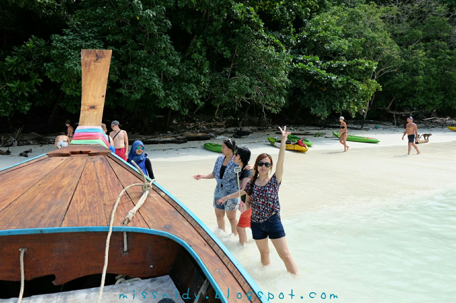 monkey beach phiphi island