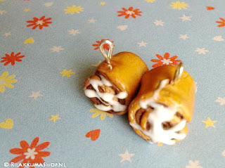 Kawaii cute Cinnamon Rolls Sticky Bun Charm