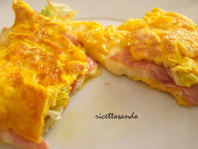 Omelette al prosciutto ricetta a base di uova