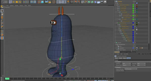 Character Rigging & Animation in CINEMA 4D R13