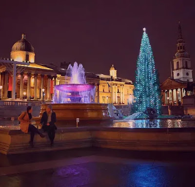 Trafalgar Square 2020倫敦超美大聖誕樹