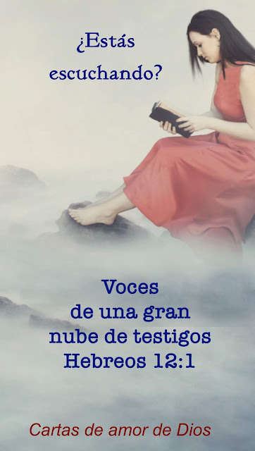 ¿Estás escuchando? Es desalentador escuchar las voces de ex cristianos que rechazan su fe. Pero no debemos permitir que esas voces afecten nuestra fe o nuestro gozo.  En vez de eso, escuchemos a la "gran nube de testigos" que nos alientan a seguir adelante (Hebreos 12:1).  Tal vez algunos de estos devocionales te darán un lugar donde empezar...