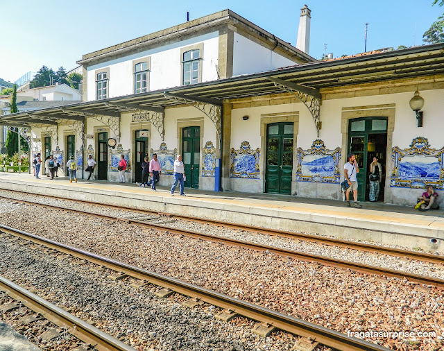 Estação Ferroviária de Pinhão em Portugal