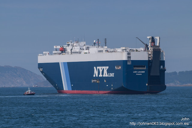 leo leader, car carrier, terminal de Bouzas, puerto de Vigo, Bouzas