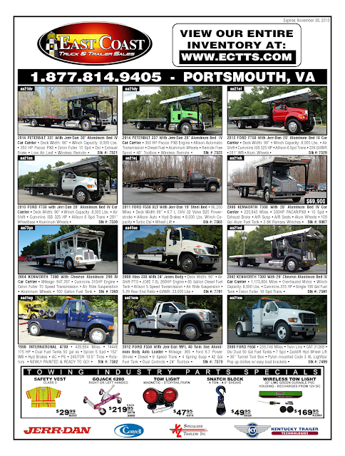  East Coast Tow and Rollback Trucks