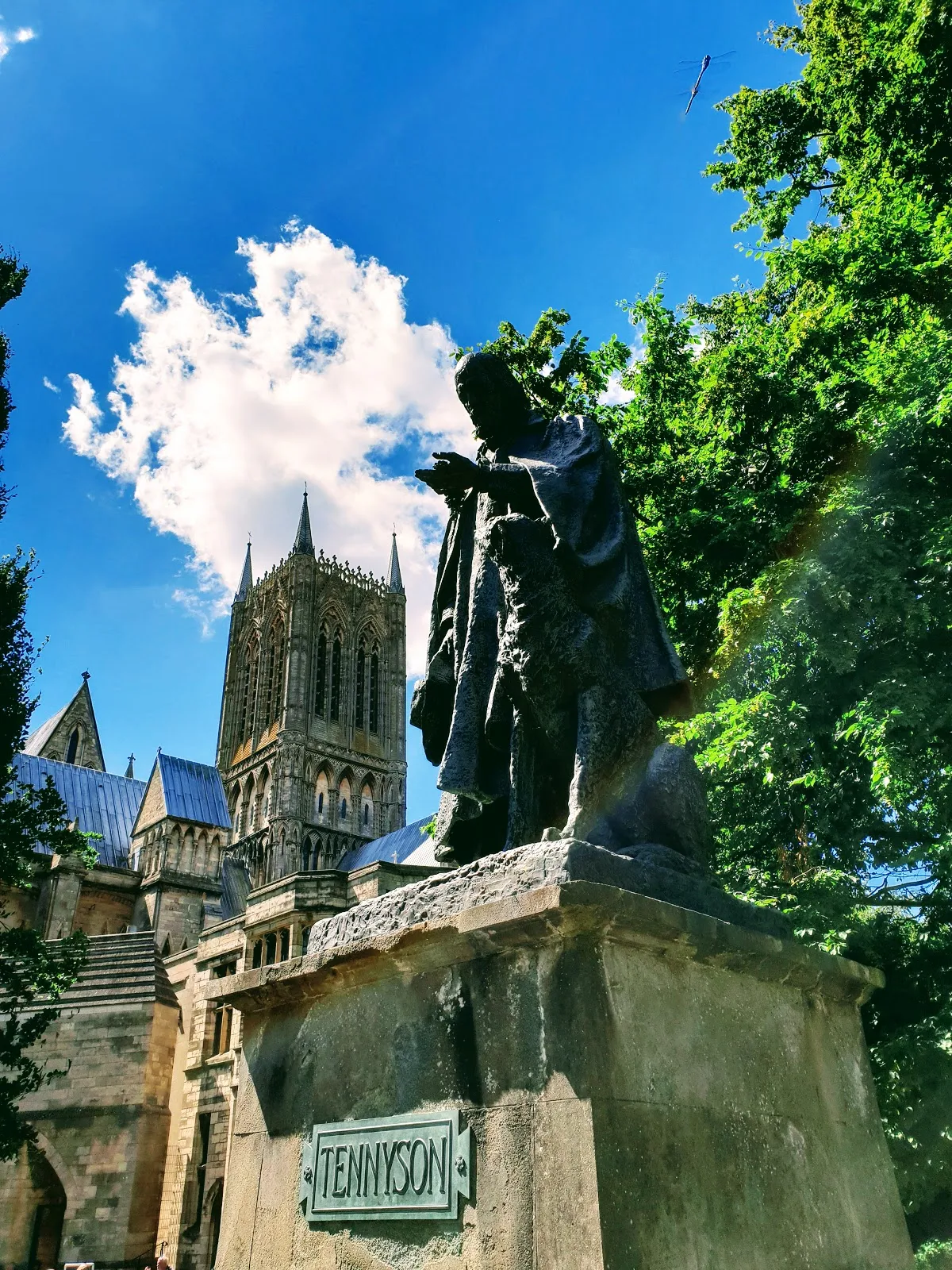Statue Of Alfred Lord Tennyson Lincoln