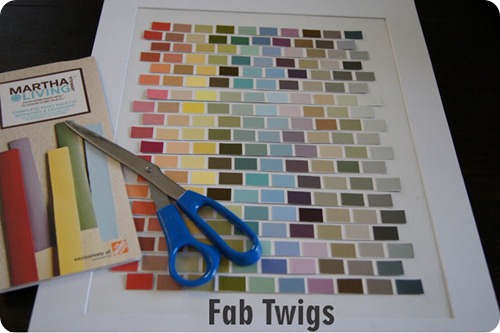 paint chip art