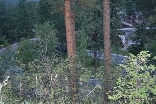 The pigtails on Iron Mountain Road