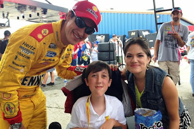 Joey Logano Forms Close Bond With Make-A-Wish Buddy 