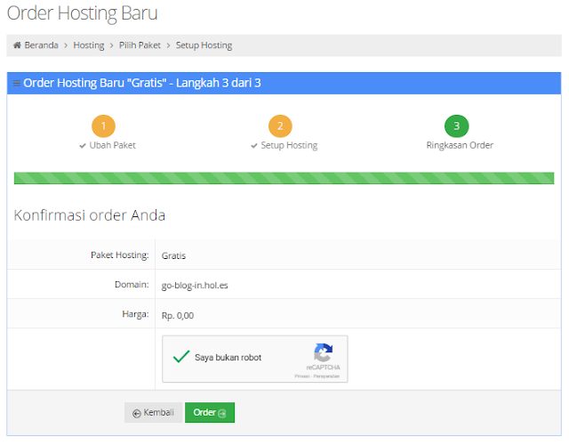 Cara Daftar Domain dan Hosting Gratis