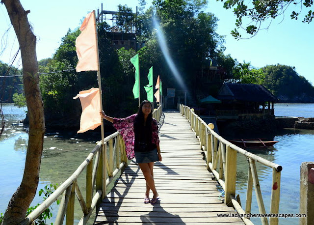 Lady at Tinagong Dagat Resort