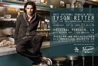 Hipster Fashion Magazines on If You Are In La Wednesday You Can Meet Tyson Ritter  Lead Singer Of