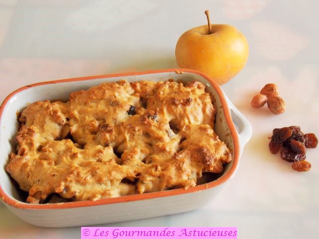 Trio de pommes aux raisins façon crumble aux noisettes (Vegan)