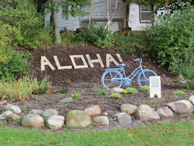 Aloha Michigan town garden