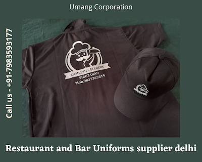 Restaurant and Bar Uniforms supplier delhi india,Restaurant Staff Uniforms manufacturer,Restaurant Staff Uniforms dealer