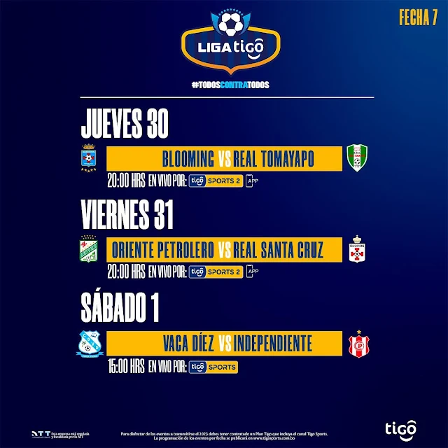 Programacion Tigo sports