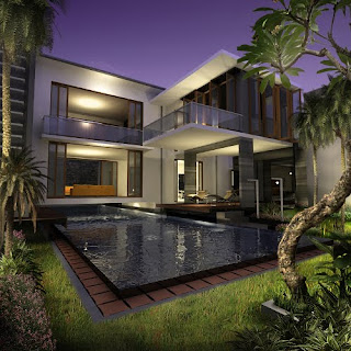 rumah tropis modern