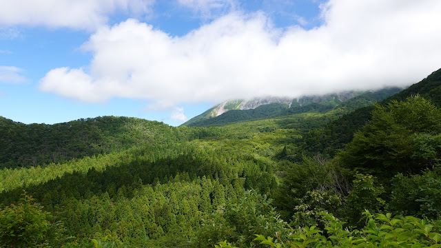 鳥取県日野郡江府町大河原鍵 鍵掛峠 大山展望台からの眺望