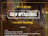 lowongan kerja crew operasional di bandung