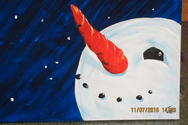 snowman painting - JFleming 2015