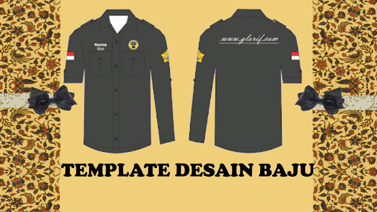 download template Baju  format CDR versi HD forum Desain