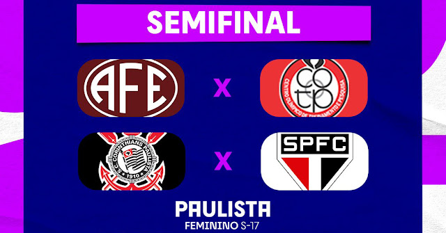 Federação Paulista de Futebol - FPF - No retorno do Paulista Sub-17, estes  são os confrontos que marcam o sábado (27) de futebol. #PaixãoQueNãoSeMede  #EsseÉoMeuJogo #FutebolPaulista #FPF