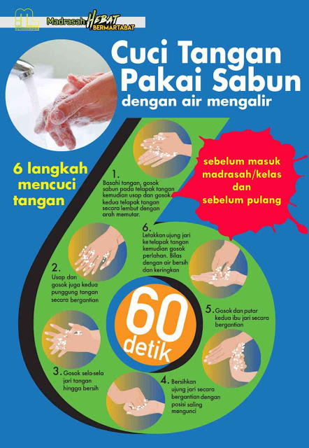 Download Contoh Poster Protokol Kesehatan Untuk Sekolah / Madrasah Terkait Covid-19