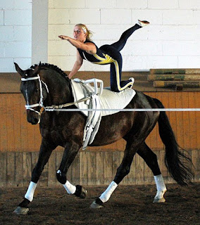 horse pose yoga variations
