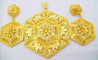 Gold Plated Pendant Sets