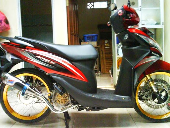 Modifikasi motor terbaru 2014 2015: Modifikasi Motor Honda 