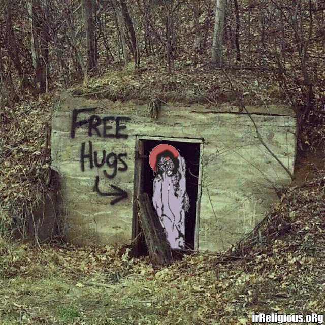 Creepy Zombie Jesus Free Hugs Picture
