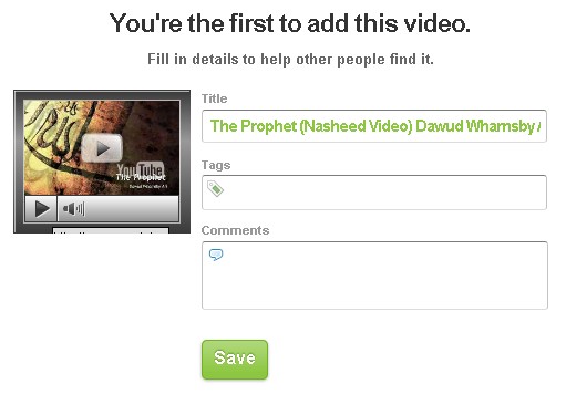 Embed or post any video to your blog in one click from anywhere